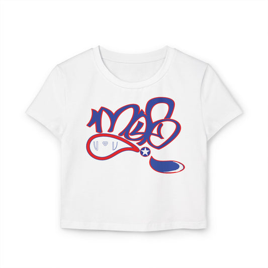 Chic Women's Baby Tee: Trendy Cropped T-Shirt for Casual Wear, Summer Fashion, Gift for Her, Stylish Top, Comfortable Crop
