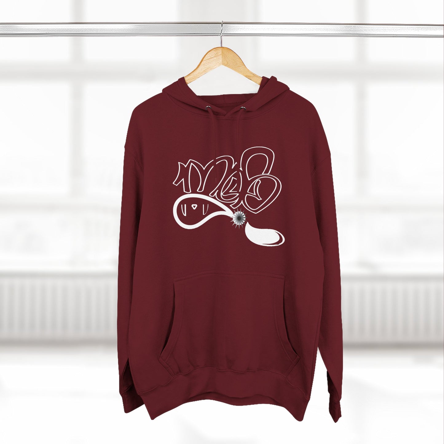 Stylish Graphic Fleece Hoodie for Cozy Chillin', Casual Wear, Gift for Him or Her, Youth Streetwear, Everyday Comfort Apparel