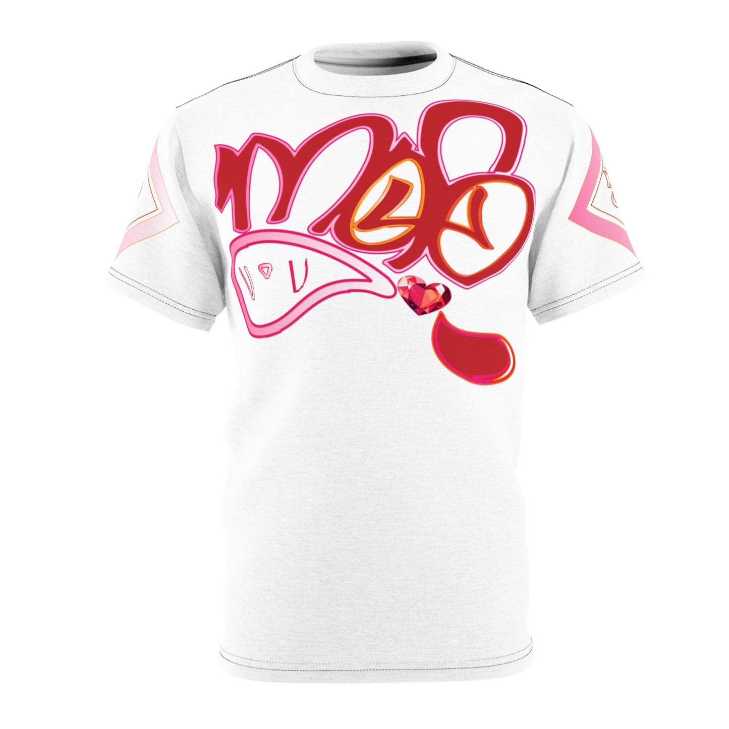 mofo gem heart diamond combo white