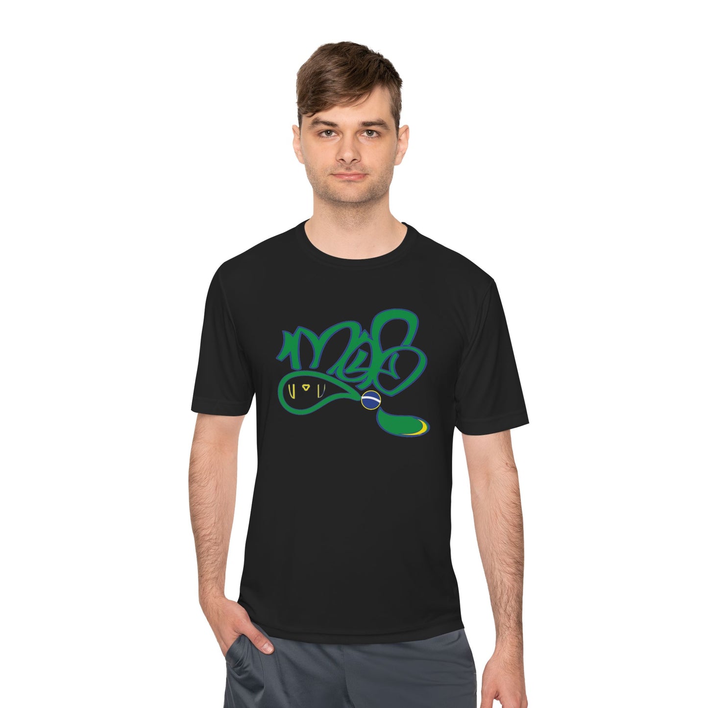 Stylish Unisex Moisture Wicking Tee with Unique Design, Athletic T-Shirt, Sportswear for Active Lifestyle, Perfect for Gym Workouts, [...]