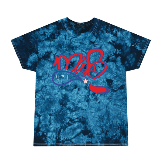 Crystal Tie-Dye Tee – Unisex Graphic T-Shirt, Boho Vibe, Summer Essential, Music Festival Wear, Gift for Teens