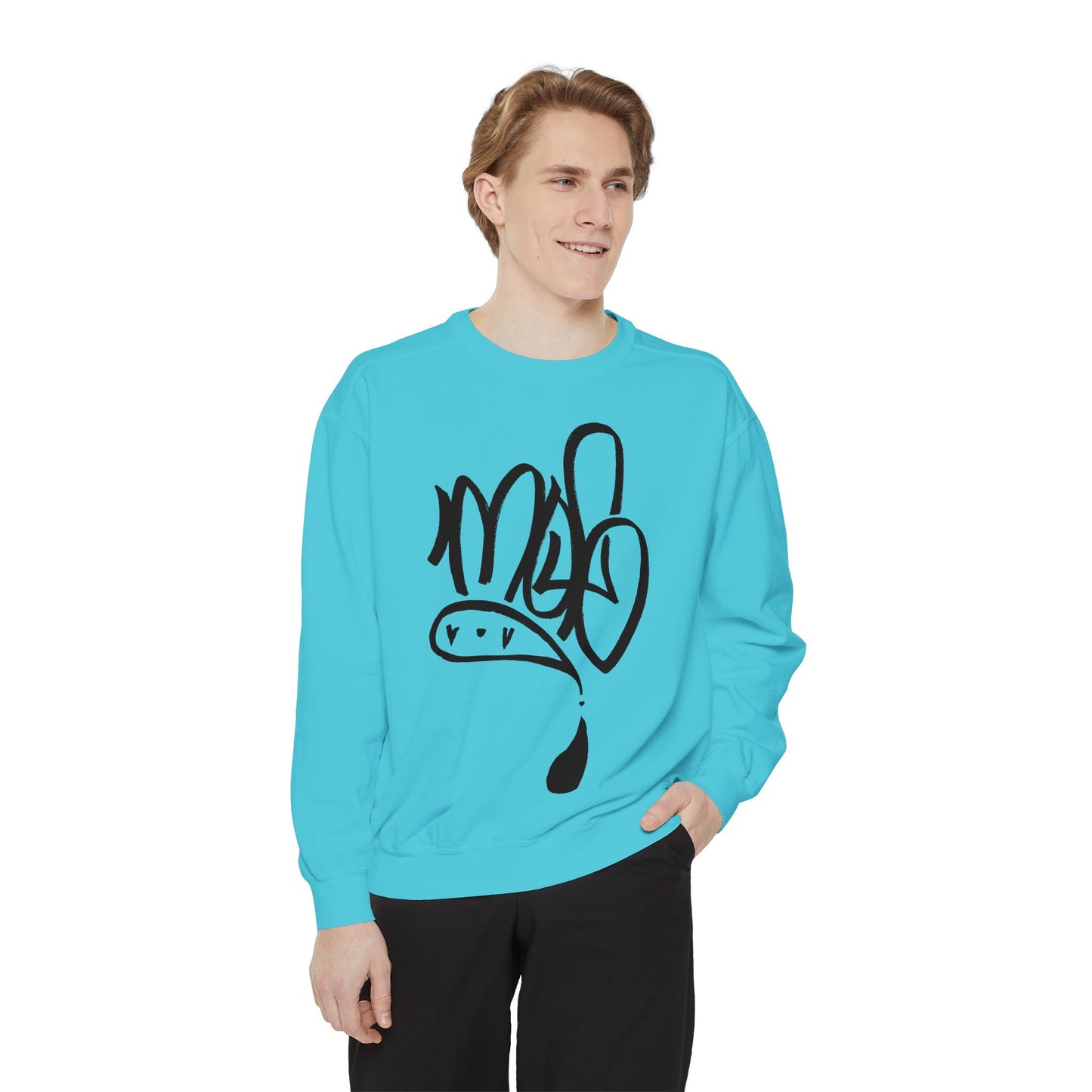 Mofo logo black unisex sweatshirts