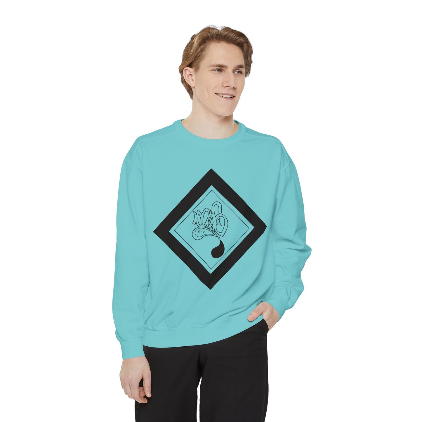 Mofo diamond black unisex sweatshirt