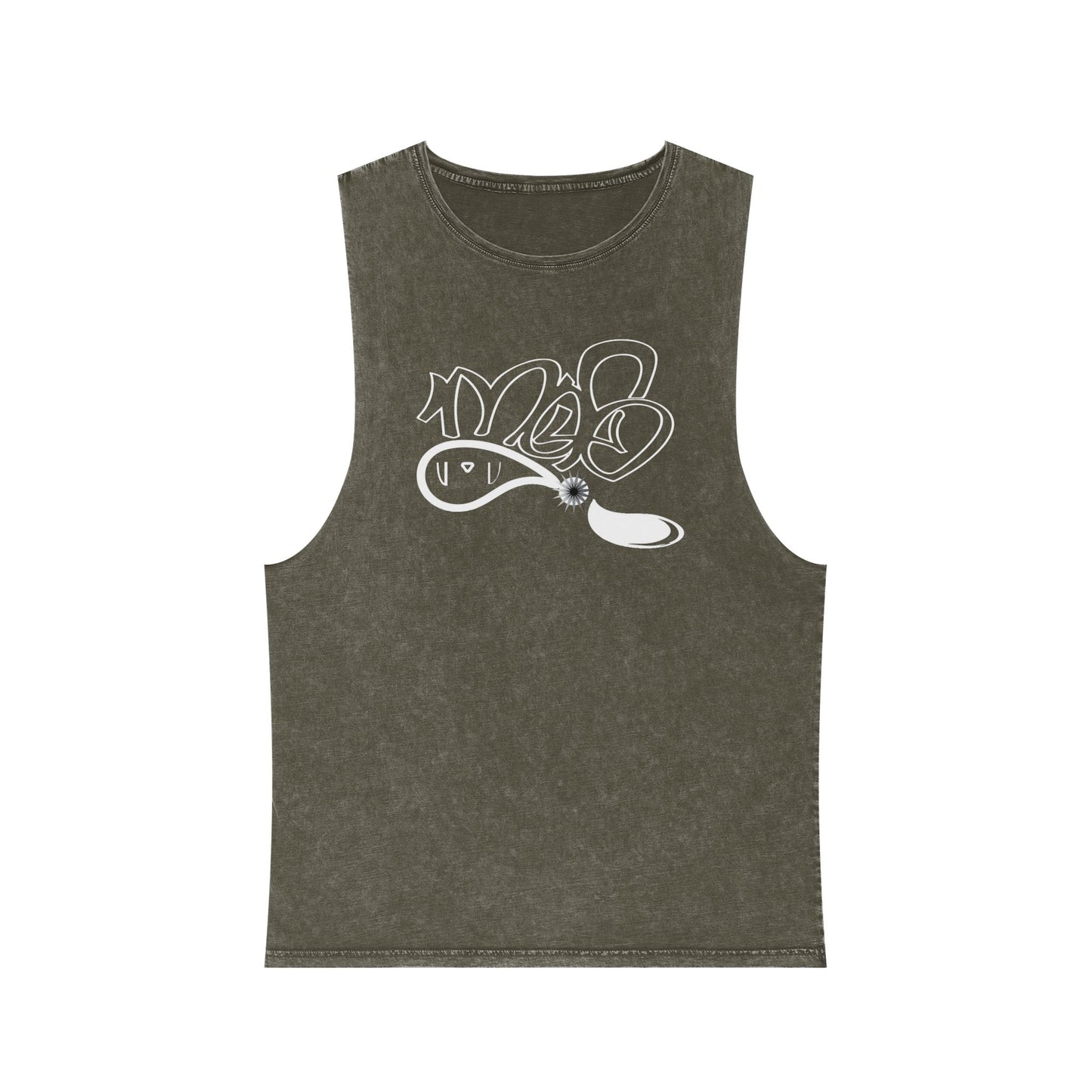 Unisex Stonewash Tank Top - Cool Streetwear Graphic Tee, Casual Summer Wear, Festival Attire, Trendy Gift for Him or Her
