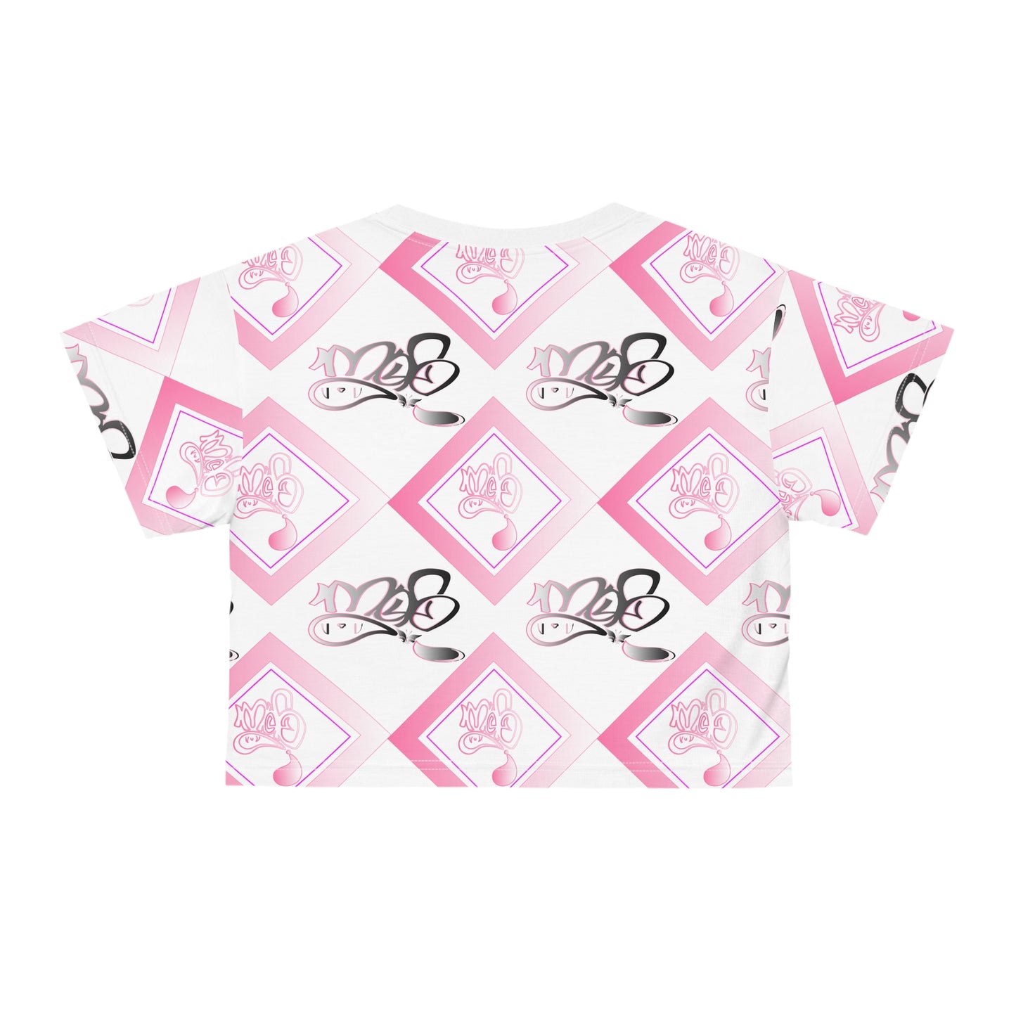 Chic Patterned Crop Tee for Trendy Women