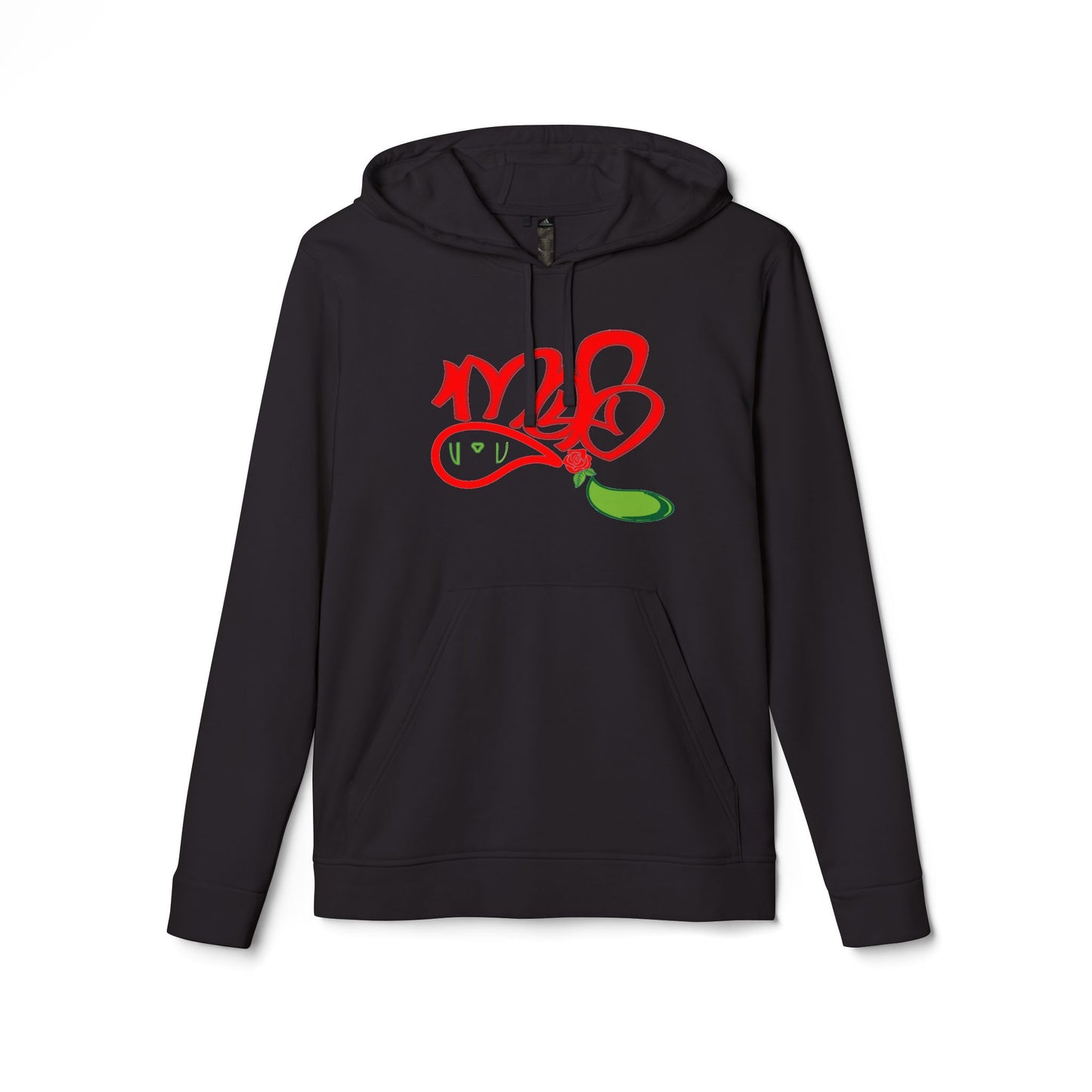 Unisex Fleece Hoodie with Eye-Catching Graphic Design