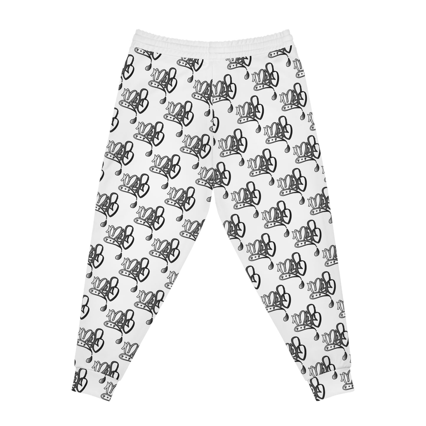 Aop mofo logo joggers silver white