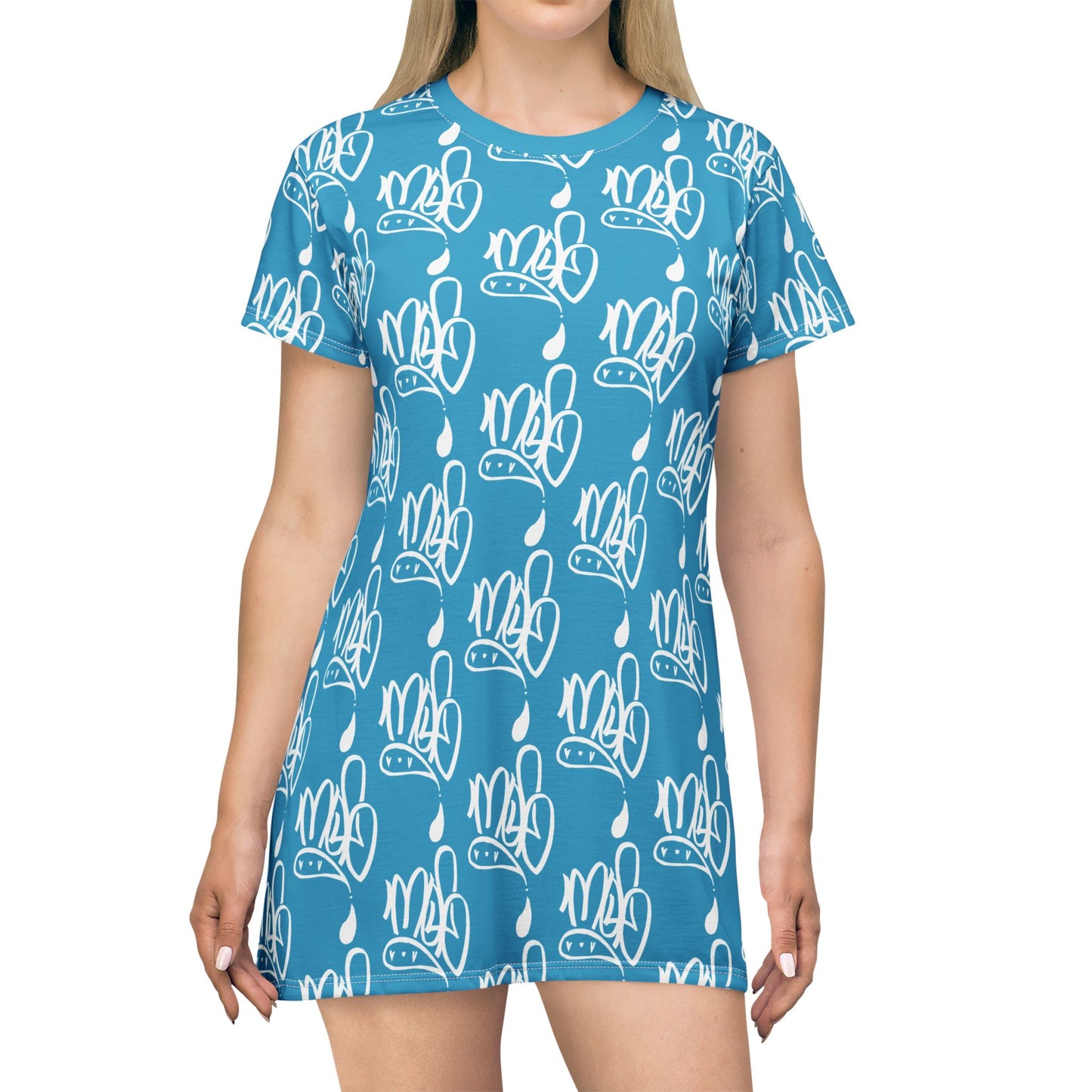 Copy of Chic Graphic T-Shirt Dress, Casual Everyday Wear, Fun Summer Dress, Cute Festival Outfit, Trendy Graphic Dress