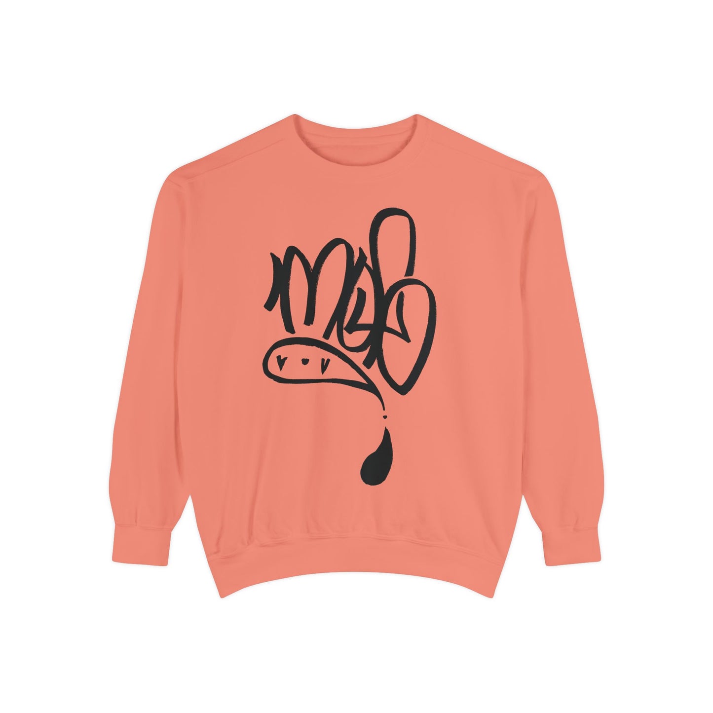 Unisex Garment-Dyed Sweatshirt with Unique Script Design, Cozy Casual Wear, Perfect Gift for Friends, Ideal for Everyday Comfort, [...]