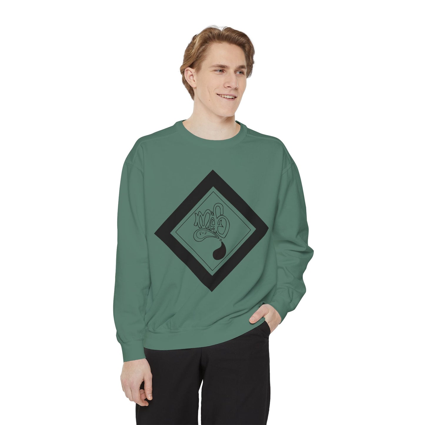 Mofo diamond black unisex sweatshirt