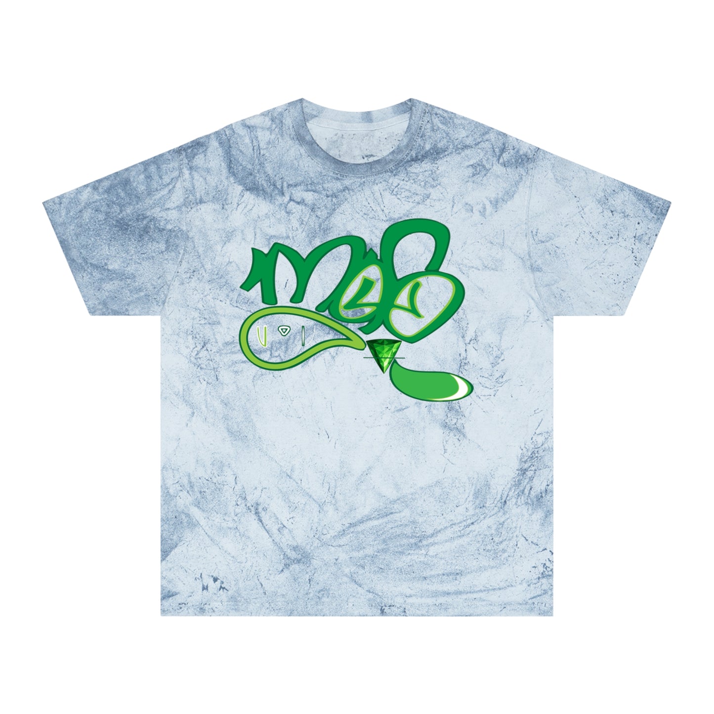 color blast unisex  mofo earth gem logo