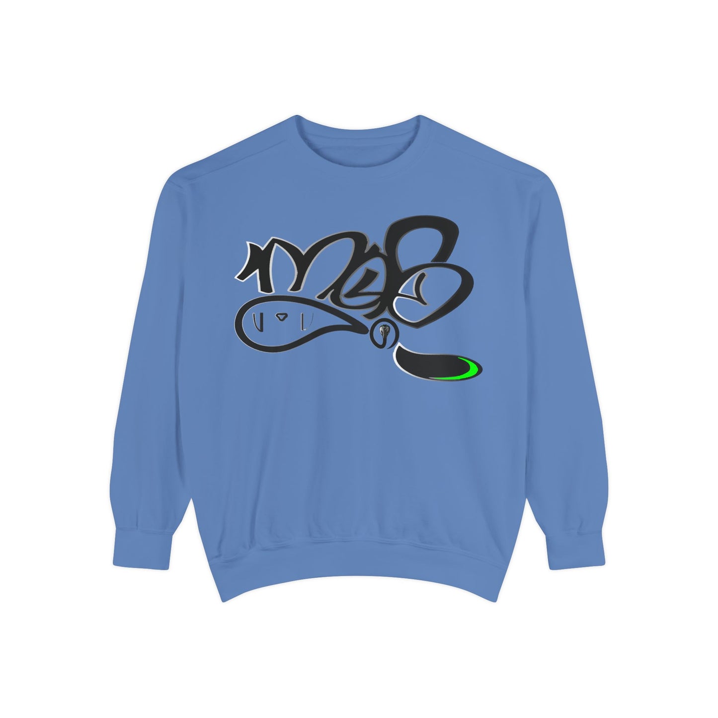 Graffiti Script Sweatshirt — mofo snake logo