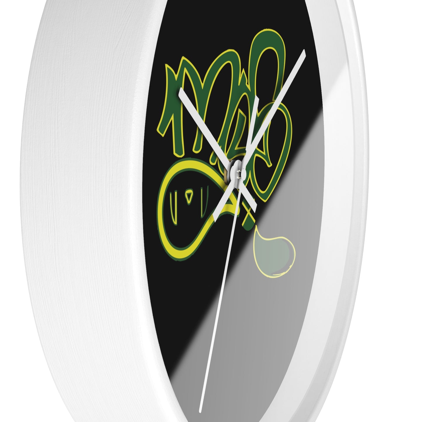 Urban Graffiti Wall Clock, Modern Home Decor, Gift for Hip-Hop Lovers, Unique Timepiece, Art for Living Room