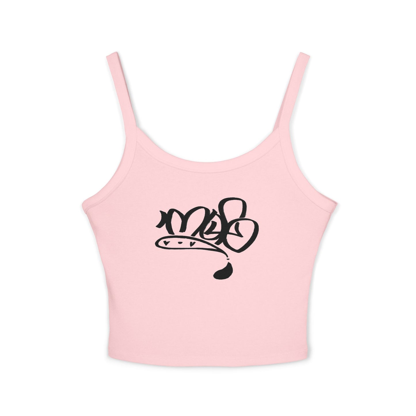 mofo logo crop tank top black