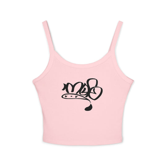 mofo logo crop tank top black