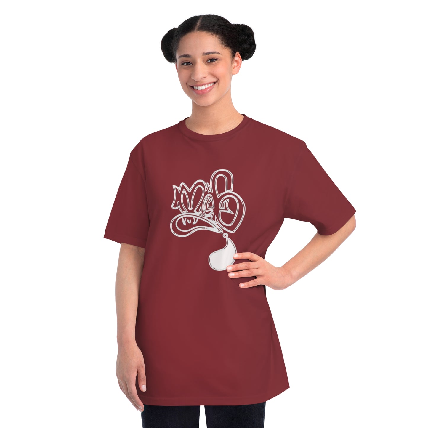 Organic Unisex Graphic Tee with Playful Design, Casual Wear, Artsy Apparel, Gift for Friends, Everyday Style