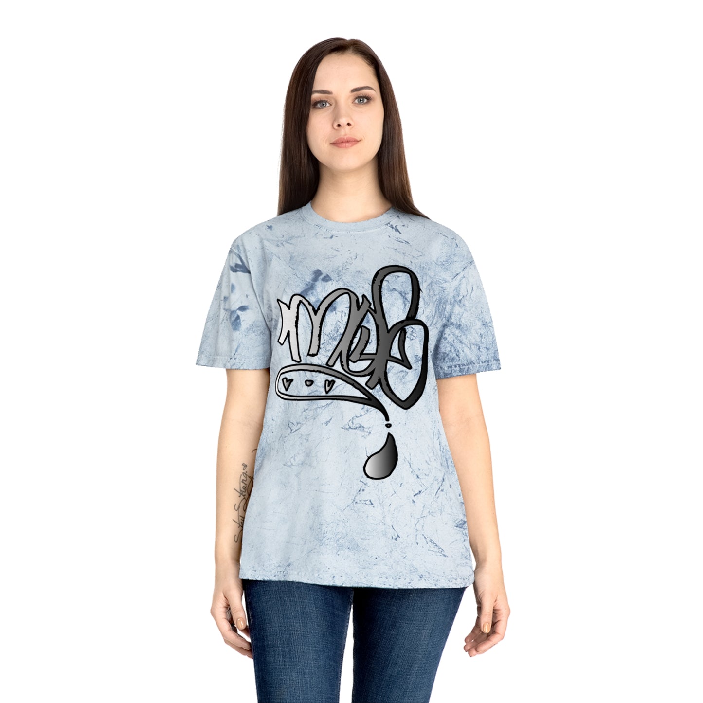 color blast unisex silver mofo logo