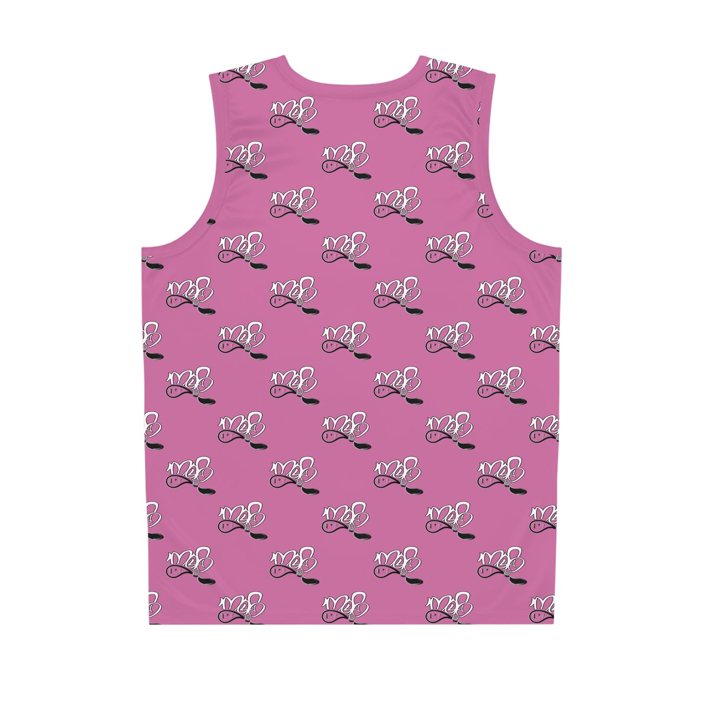 Playful Pink Basketball Jersey - AOP Design for Sports Lovers