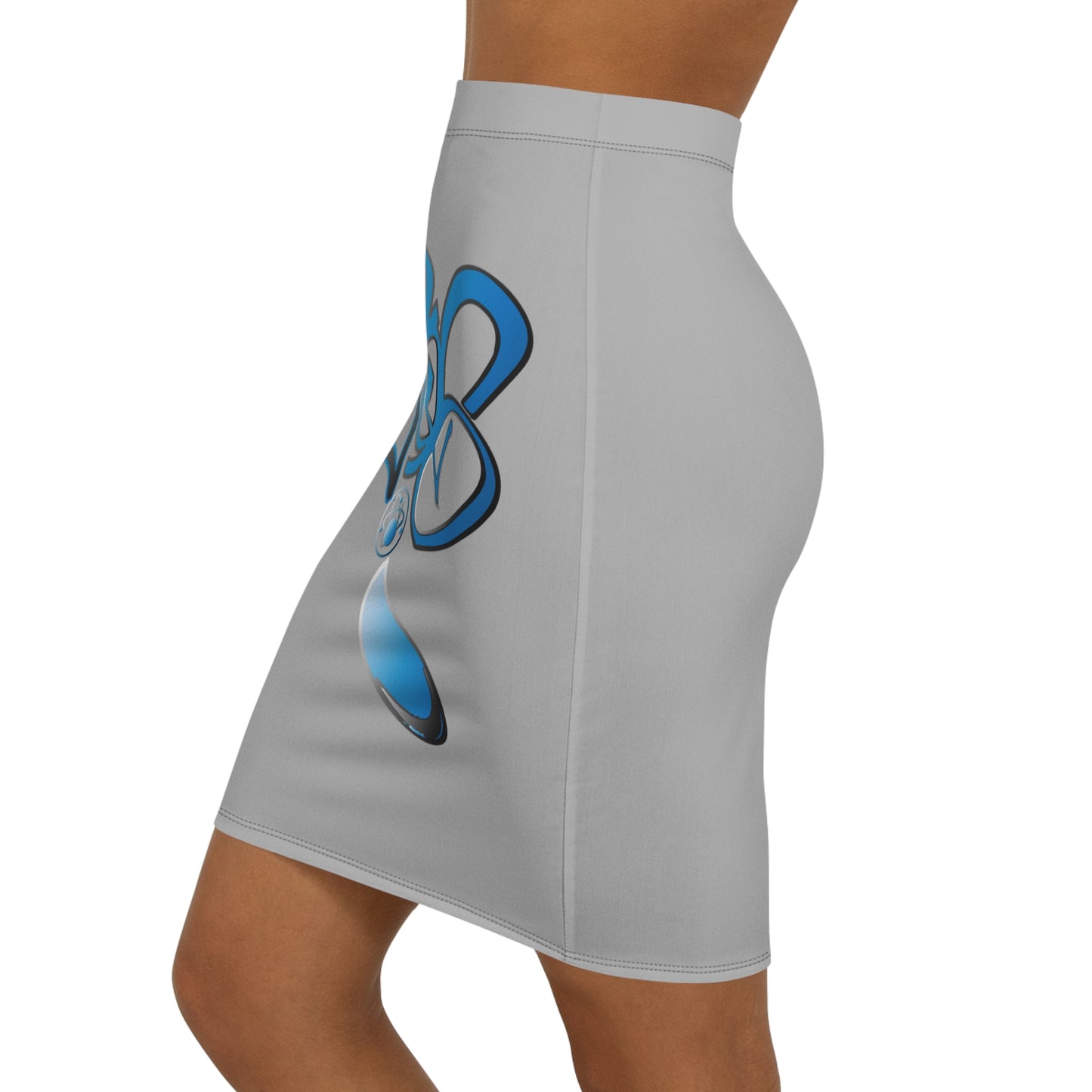 Copy of Copy of Copy of Chic Women's Mid-Waist Pencil Skirt, Trendy Office Wear, Night Out Fashion, Versatile Wardrobe Staple, Graffiti Print Style, Perfect [...]