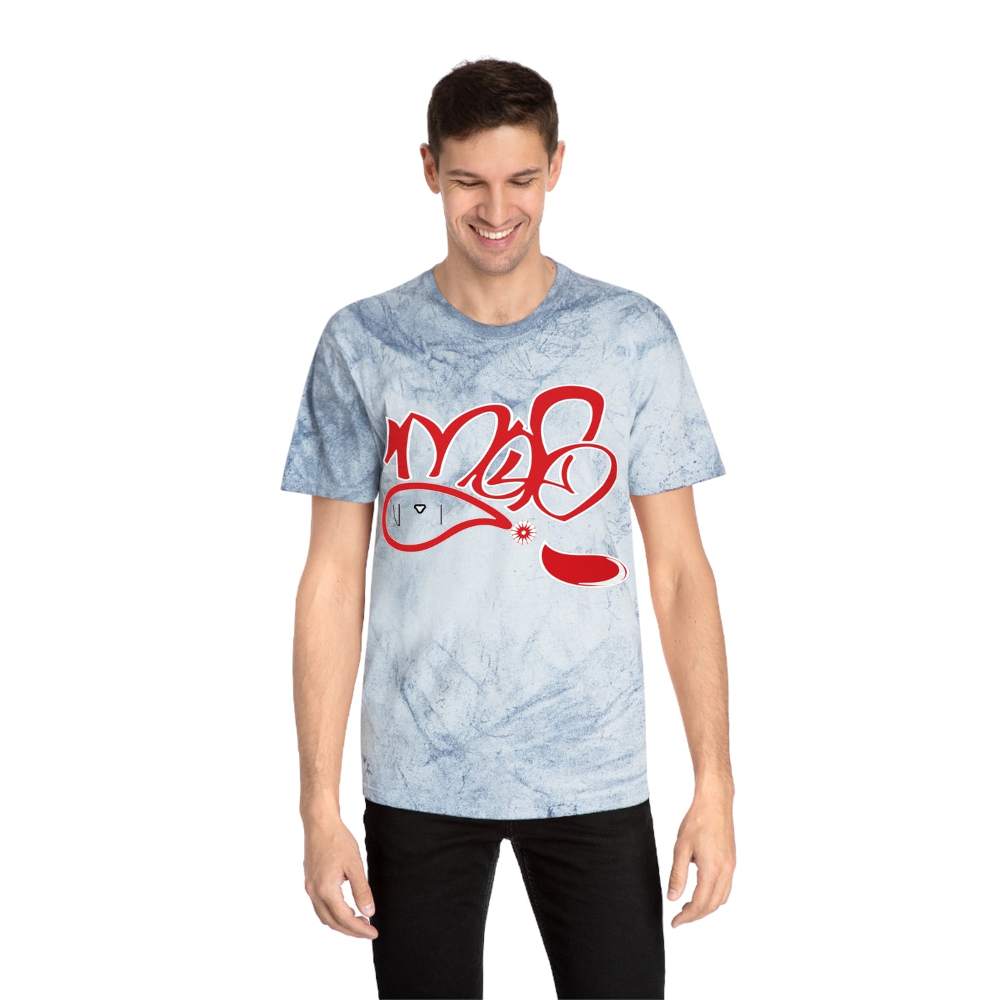Colorful Graphic Tee, Streetwear Shirt, Artistic Unisex Apparel, Casual Summer Top, Trendy Festival Wear