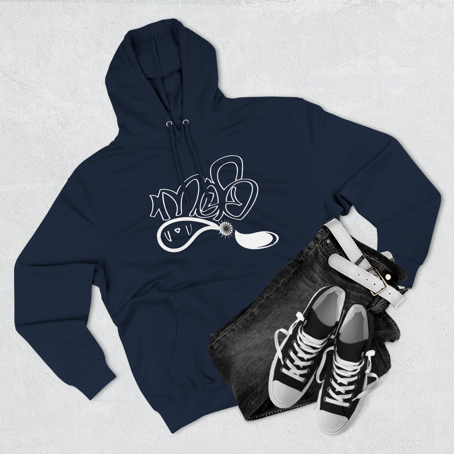 Stylish Graphic Fleece Hoodie for Cozy Chillin', Casual Wear, Gift for Him or Her, Youth Streetwear, Everyday Comfort Apparel