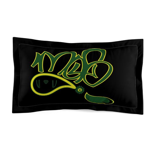 Urban Graffiti Microfiber Pillow Sham, Decorative Bedding, Bedroom Decor, Gift for Teens, Functional Art, Funky Home Accessory