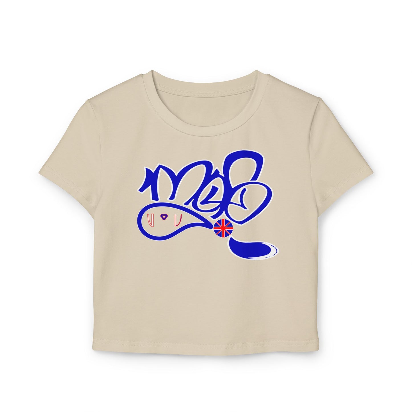 Trendy Women's Baby Tee with Unique Graphic Design, Cute Crop Top for Summer, Casual Wear, Gift for Friends, Stylish Everyday Tee