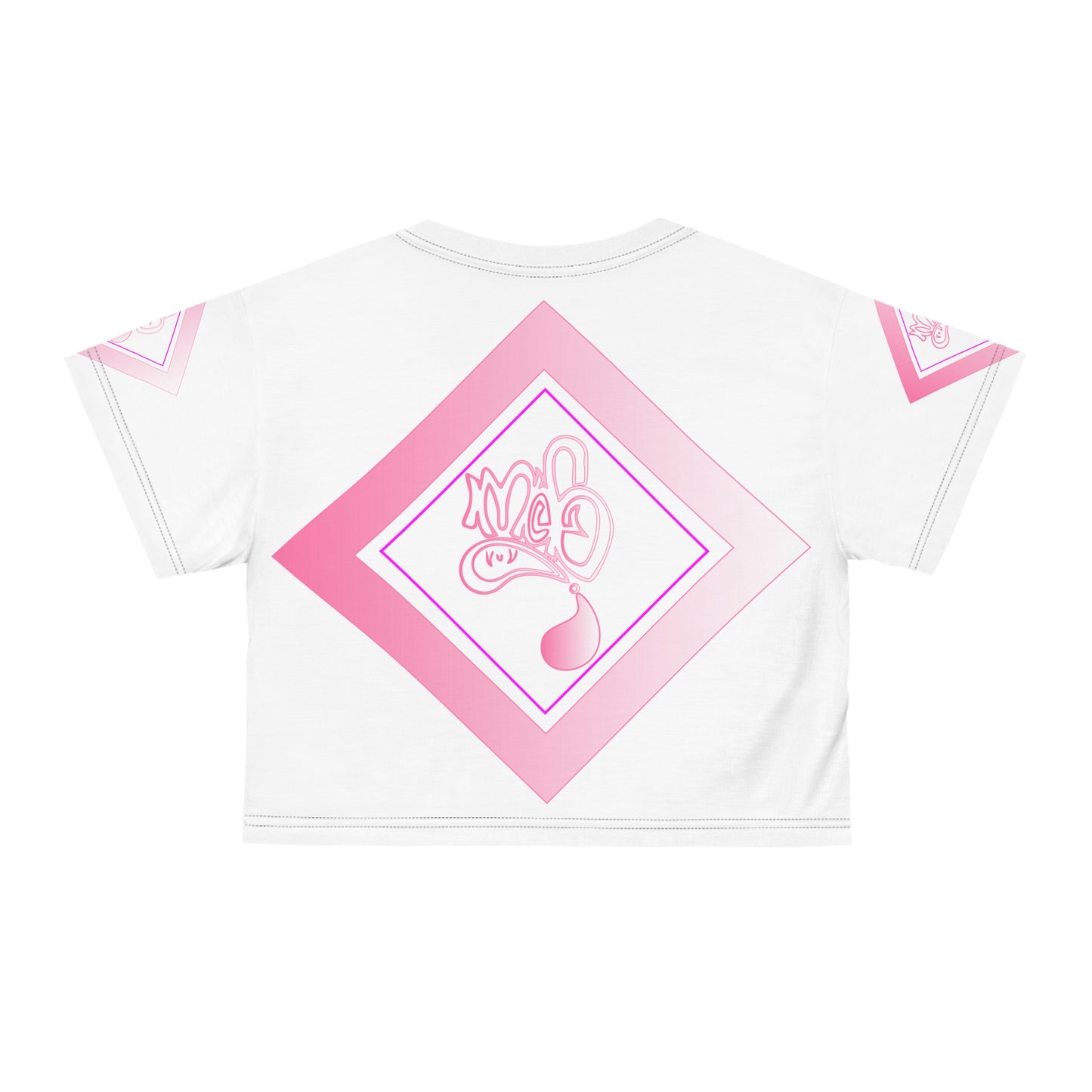Mofo butterfly fairy diamond combo crop tee