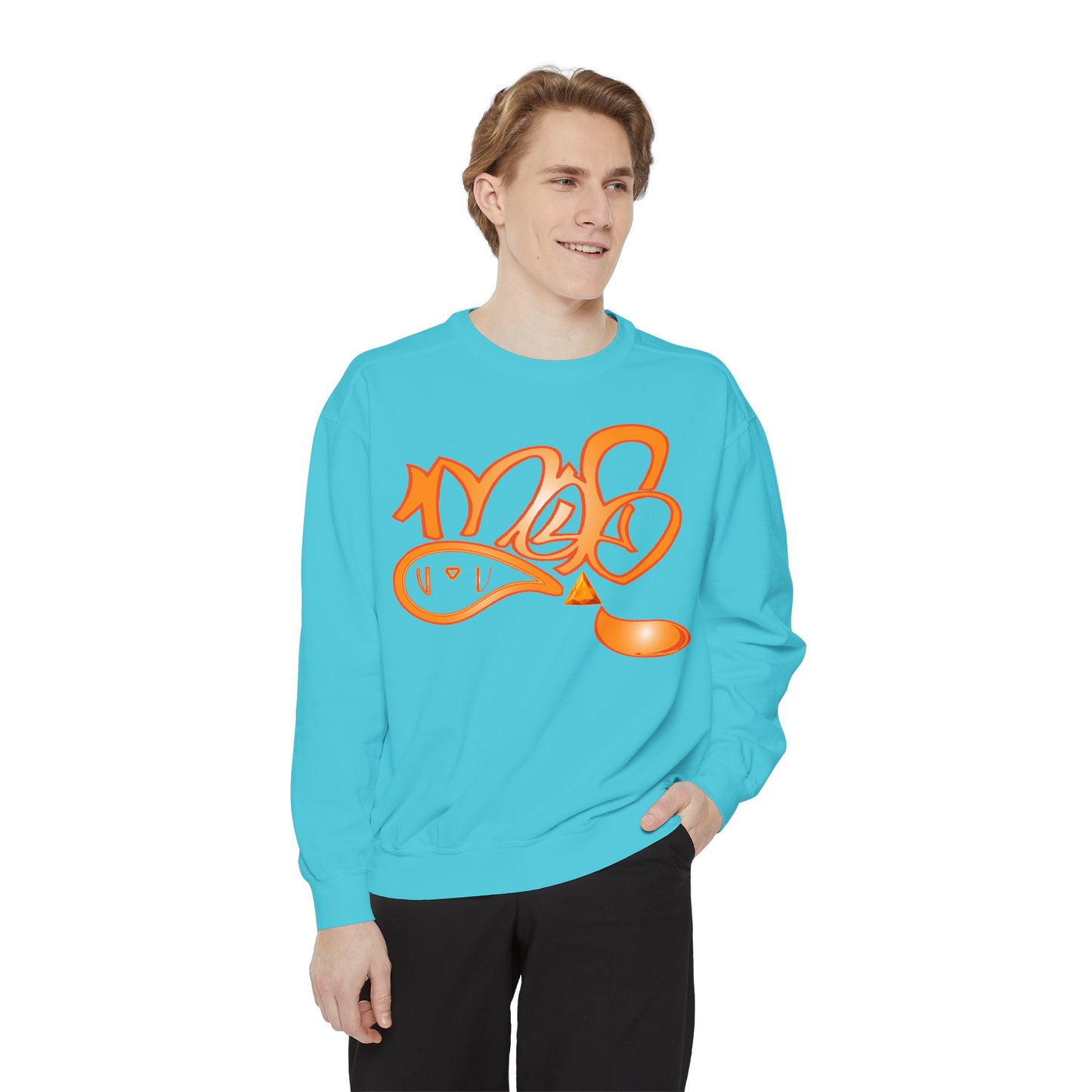 mofo fire gem logo sweatshirt
