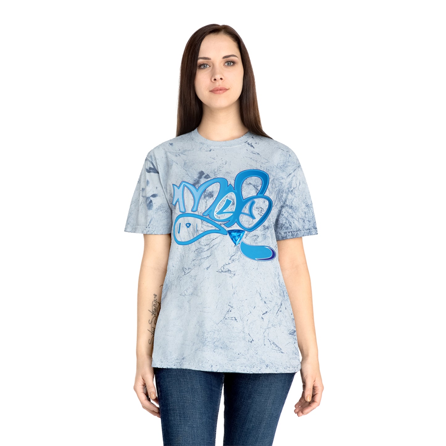 color blast unisex mofo water gem logo