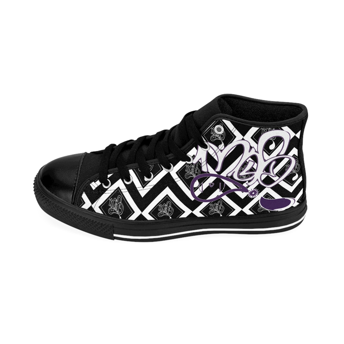 Trendy Men's Classic Sneakers with Stylish Graphic Design, Casual Footwear, Artistic High-Top Shoes, Urban Style Sneakers, Unique Gift [...]