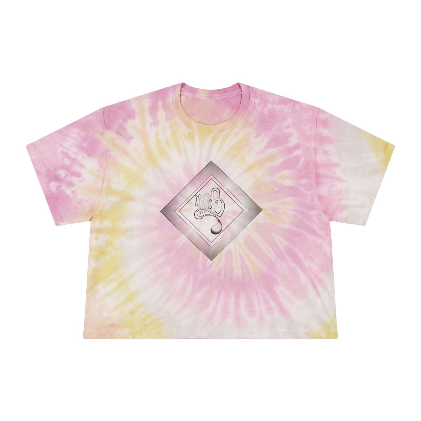 Trendy Women's Tie-Dye Crop Tee, Casual Crop Top, Summer Fashion Tee, Bohemian Style Shirt, Festival Outfit, Unique Graphic Tee