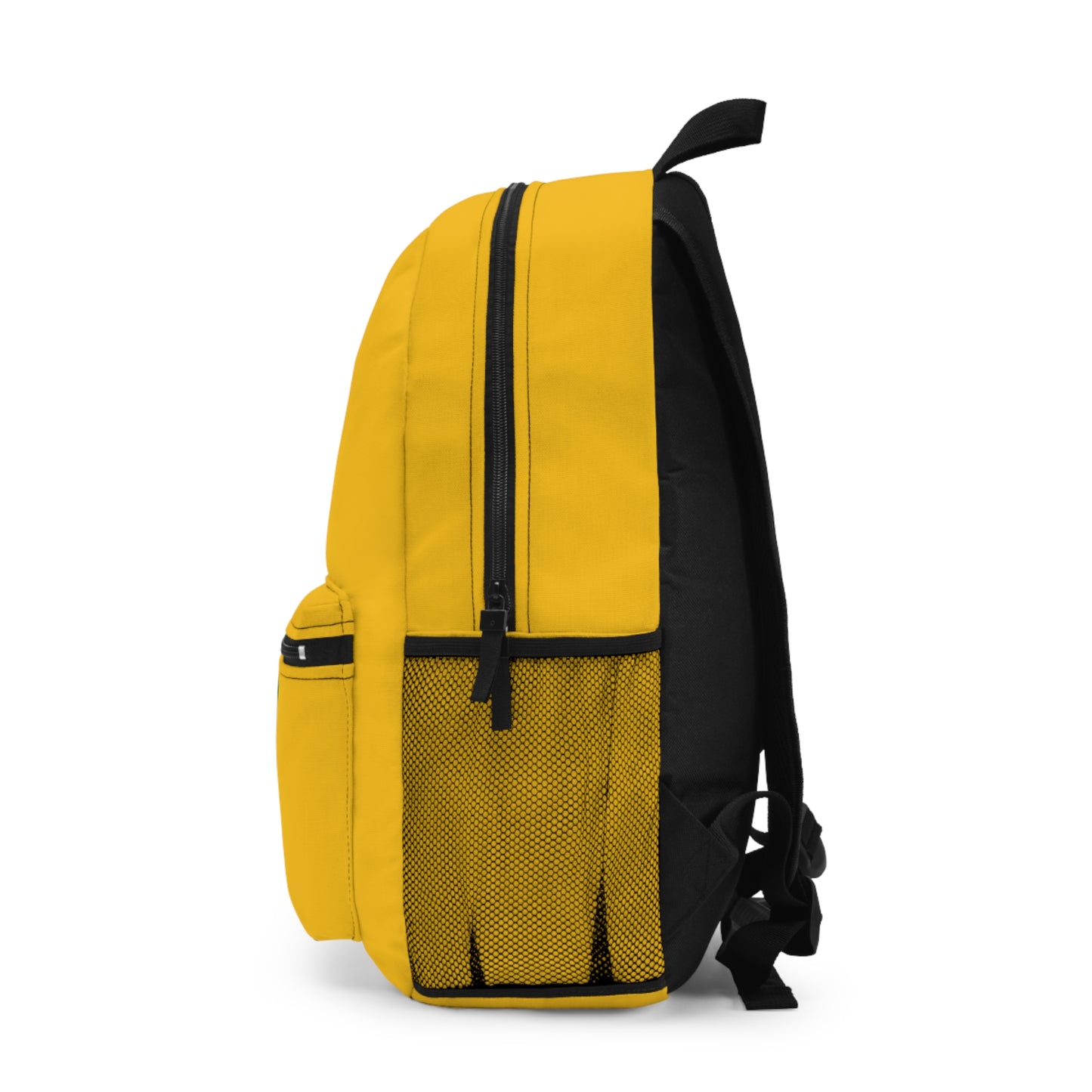 Vibrant Graffiti Backpack, Bright Yellow School Bag, Trendy Art Backpack, Gift for Students, Urban Style Rucksack