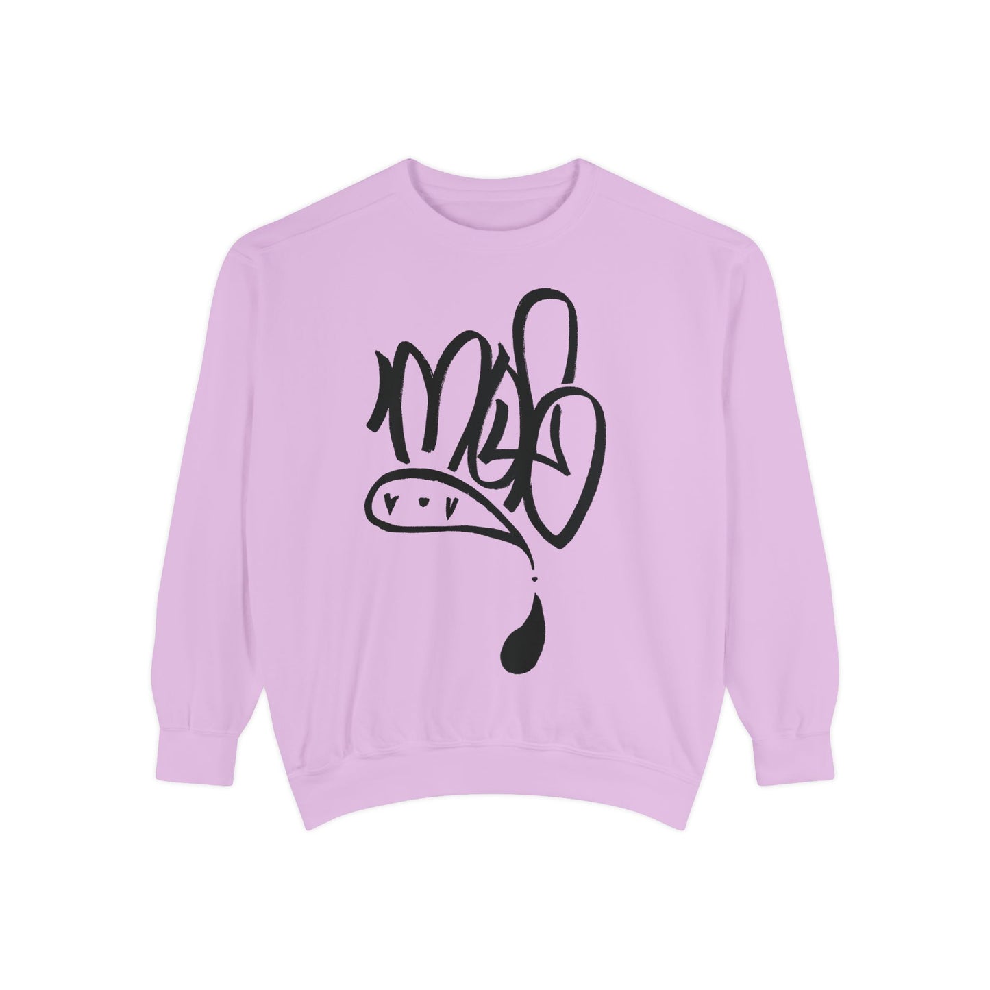 Unisex Garment-Dyed Sweatshirt with Unique Script Design, Cozy Casual Wear, Perfect Gift for Friends, Ideal for Everyday Comfort, [...]