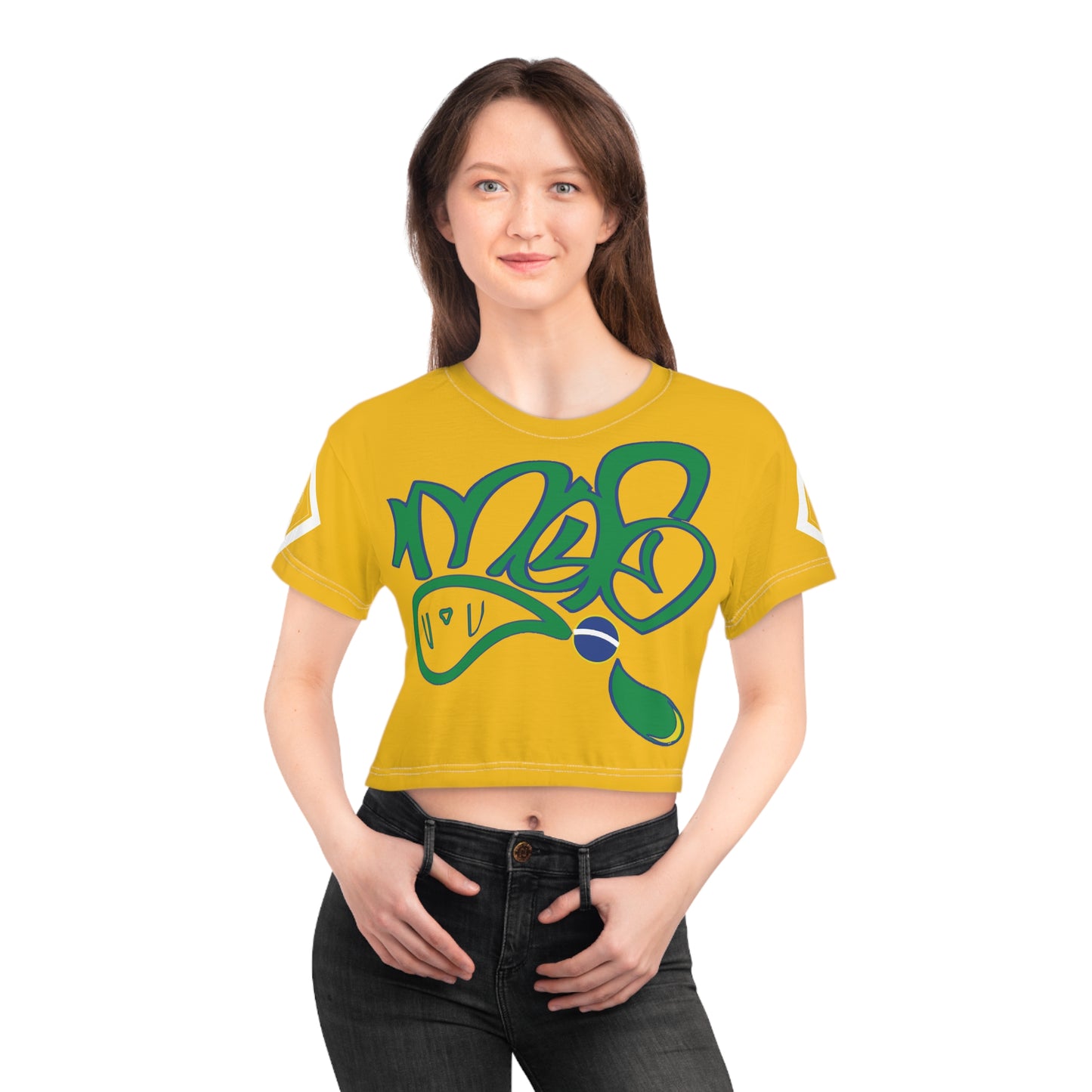 Mofo Brazil  diamond combo Graffiti Crop Tee
