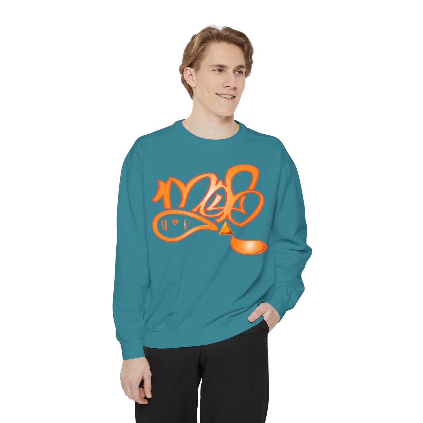 mofo fire gem logo sweatshirt