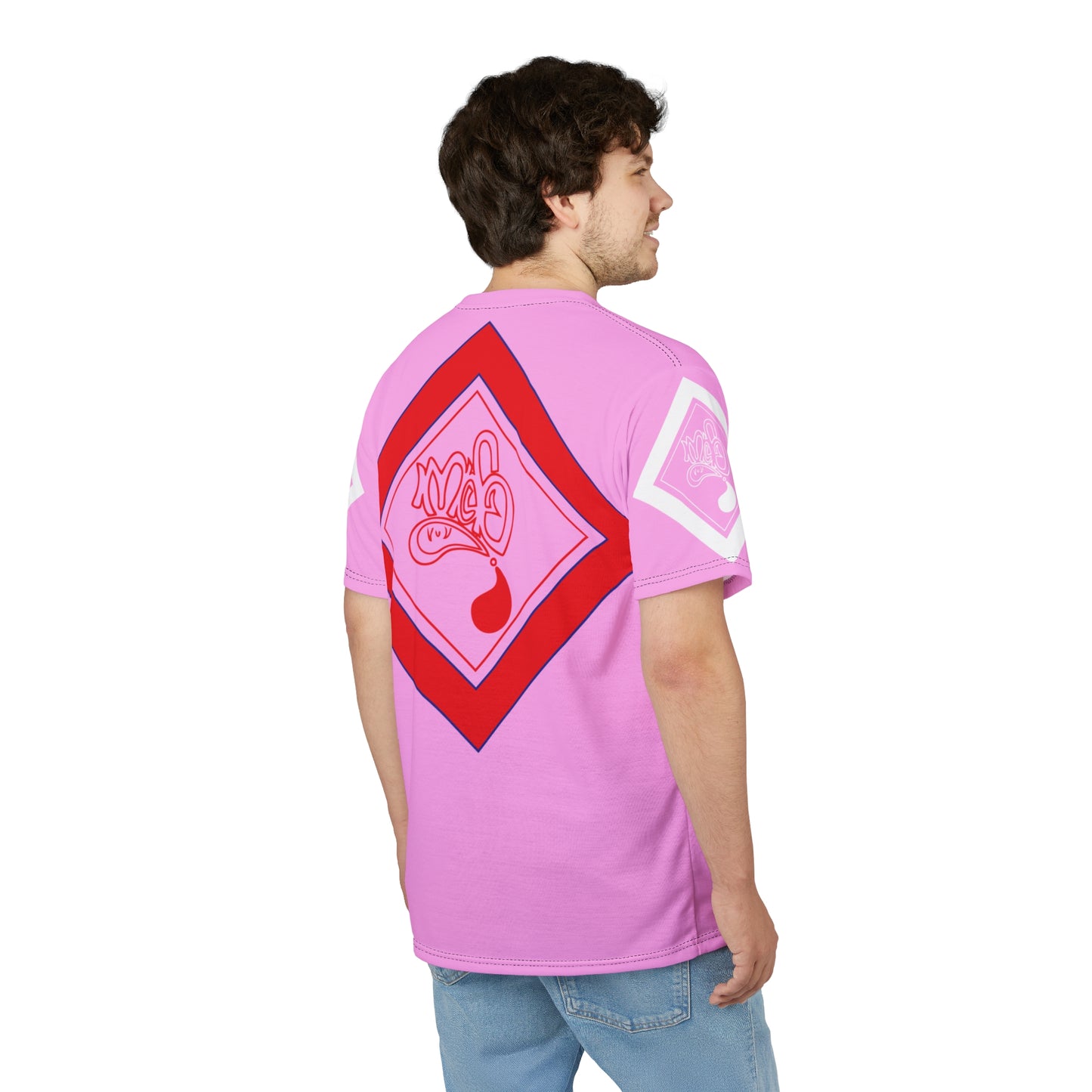 mofo usa logo diamond combo light pink