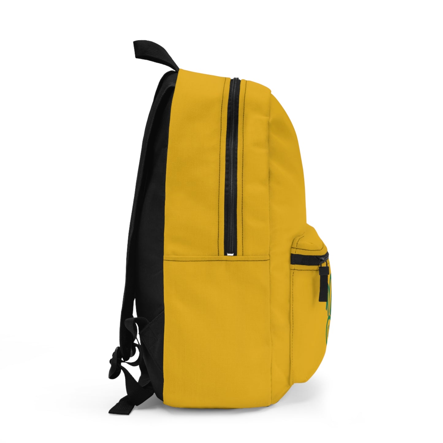 Vibrant Graffiti Backpack, Bright Yellow School Bag, Trendy Art Backpack, Gift for Students, Urban Style Rucksack