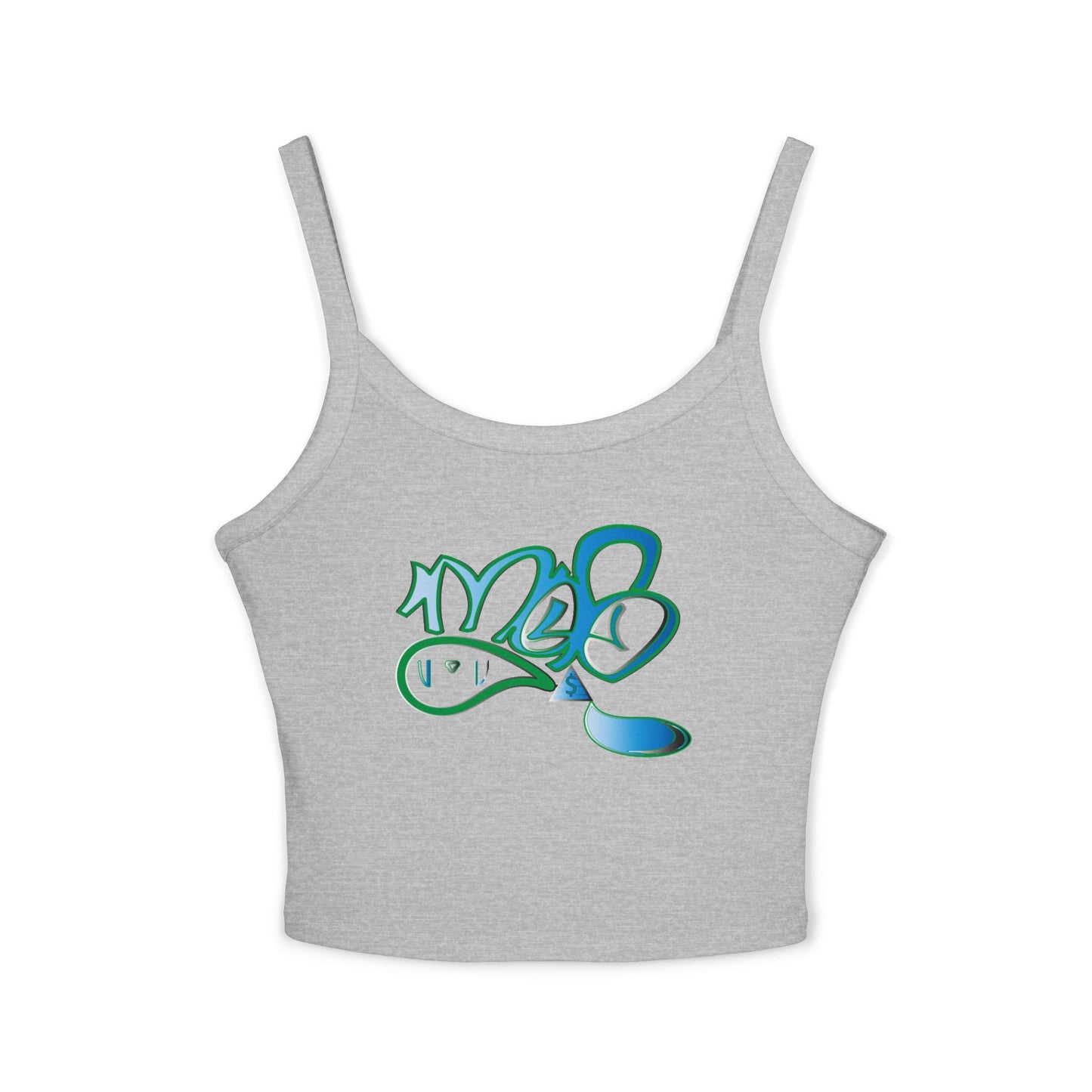 Stylish Women's Spaghetti Strap Tank Top, Casual Summer Tee, Beachwear, Everyday Wear, Workout Gear, Graphic Top