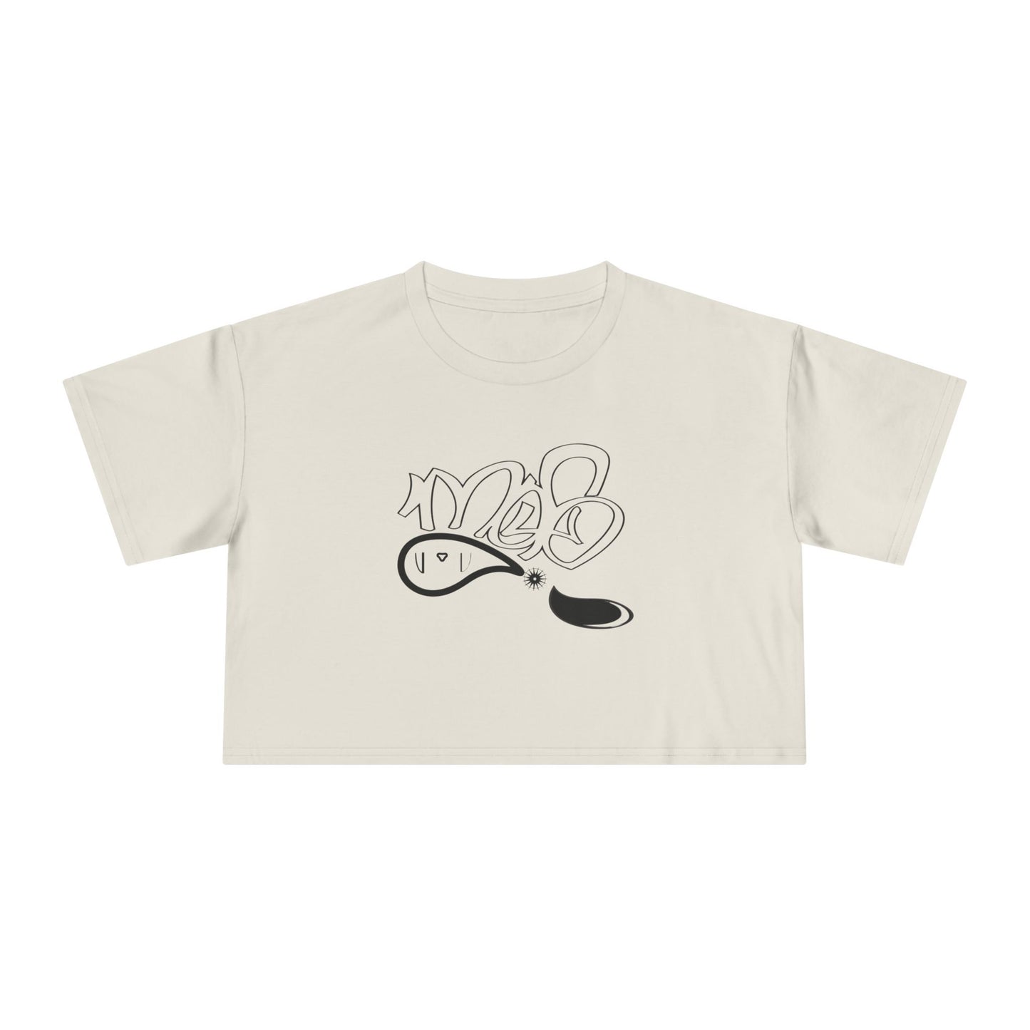 Chic Graphic Women's Crop Tee, Casual Streetwear Top, Summer Fashion Essential, Trendy Crop Top for Women, Gift for Her, Cool Tees