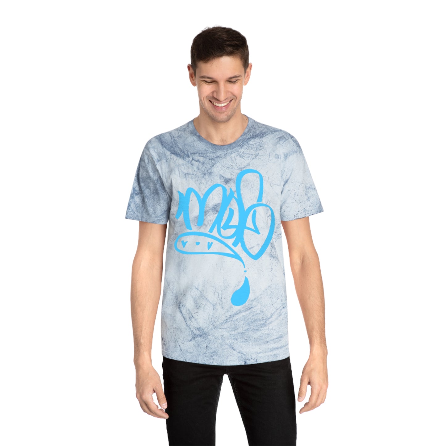 Color Blast unisex mofo logo blue