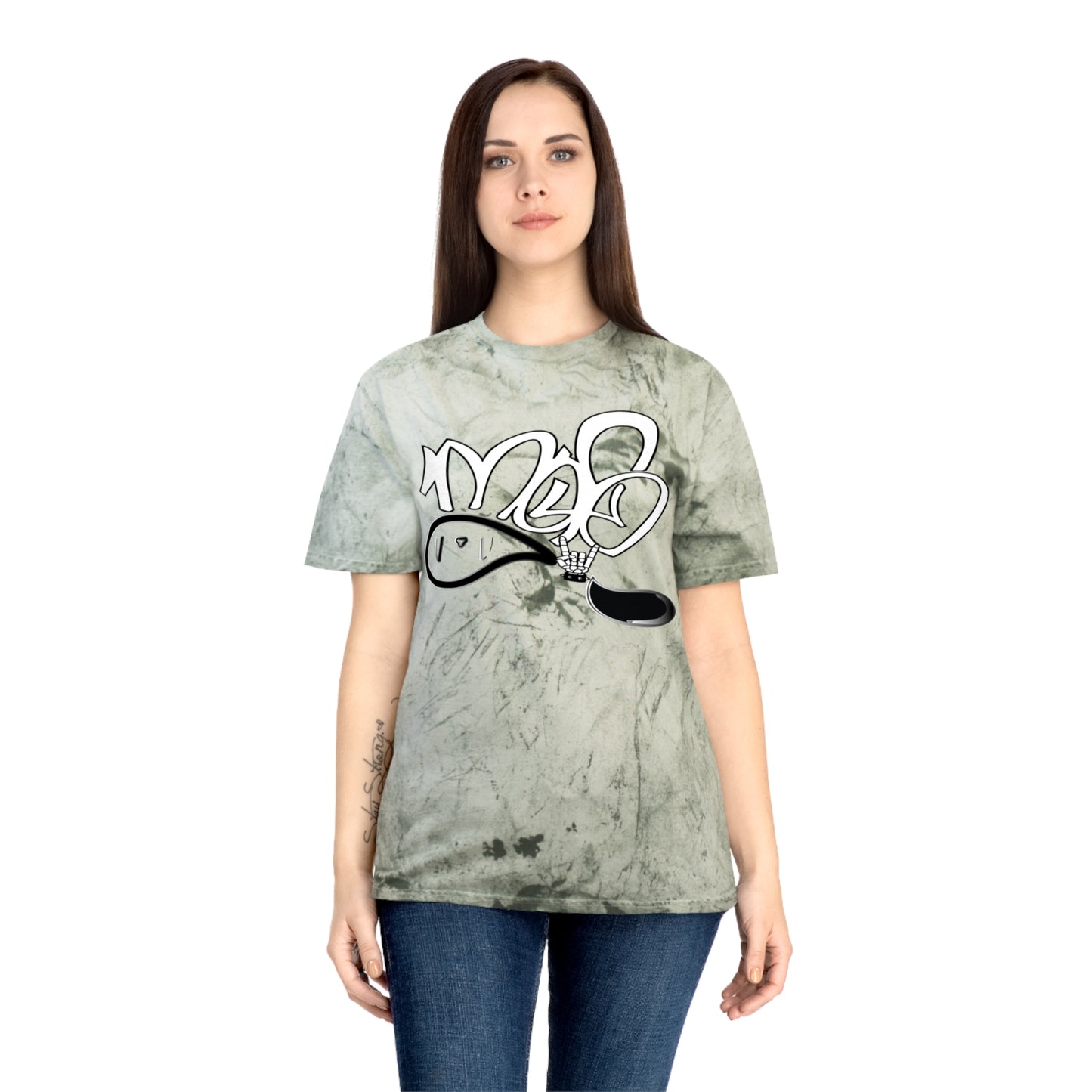 color blast unisex mofo rockstar logo