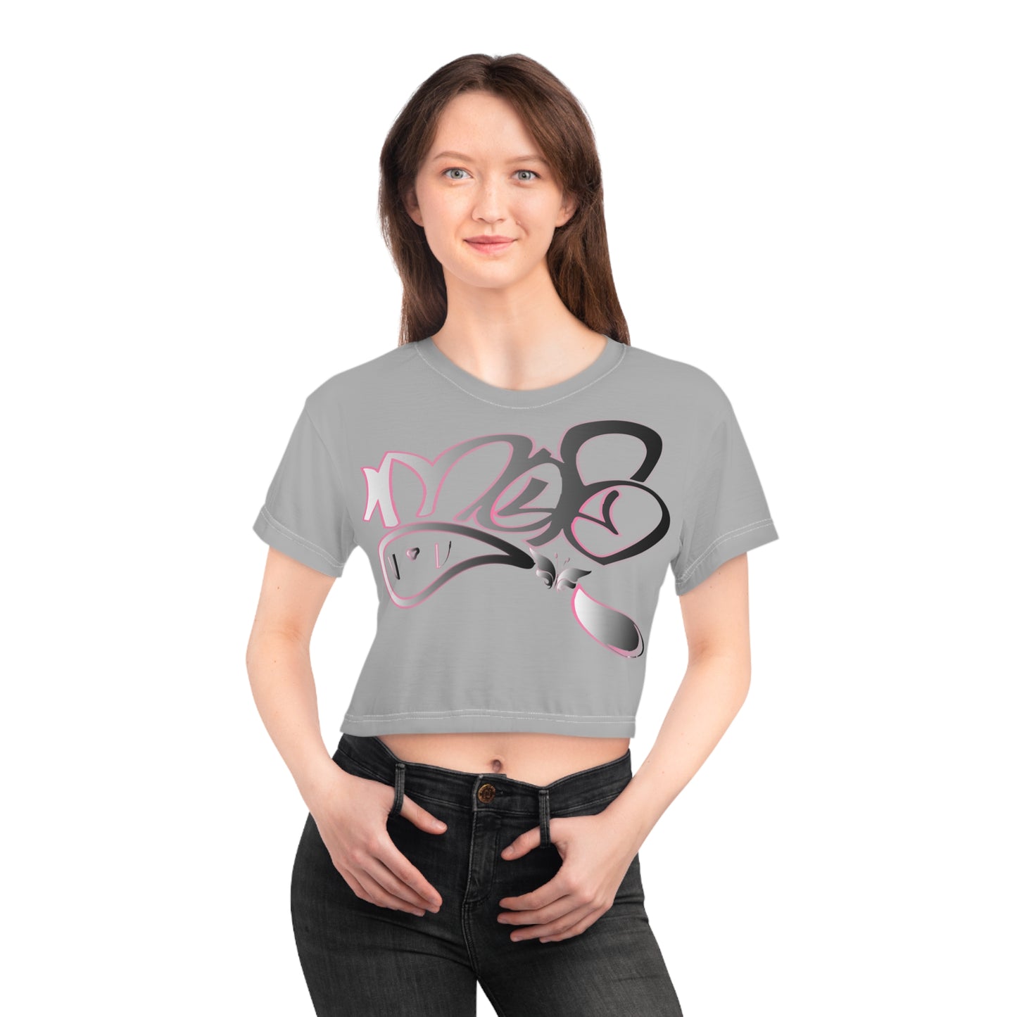 Stylish Graphic Crop Tee for Trendy Fashion Lovers