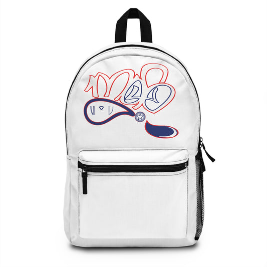 Stylish Graphic Backpack, Trendy Book Bag, Casual Daypack, School Essentials, Travel Companion, Unique Art Print