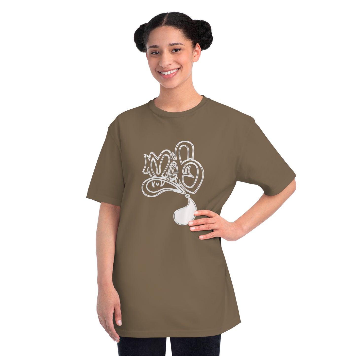 Organic Unisex Graphic Tee with Playful Design, Casual Wear, Artsy Apparel, Gift for Friends, Everyday Style