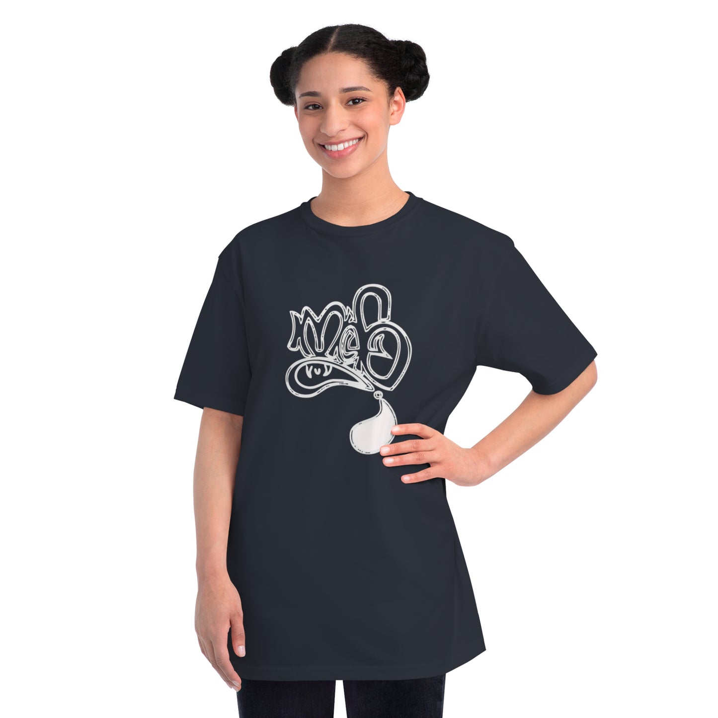 Organic Unisex Graphic Tee with Playful Design, Casual Wear, Artsy Apparel, Gift for Friends, Everyday Style
