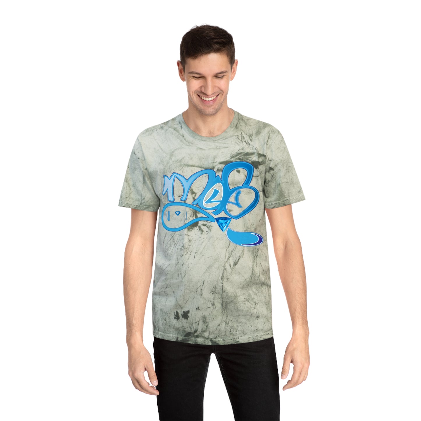 color blast unisex mofo water gem logo