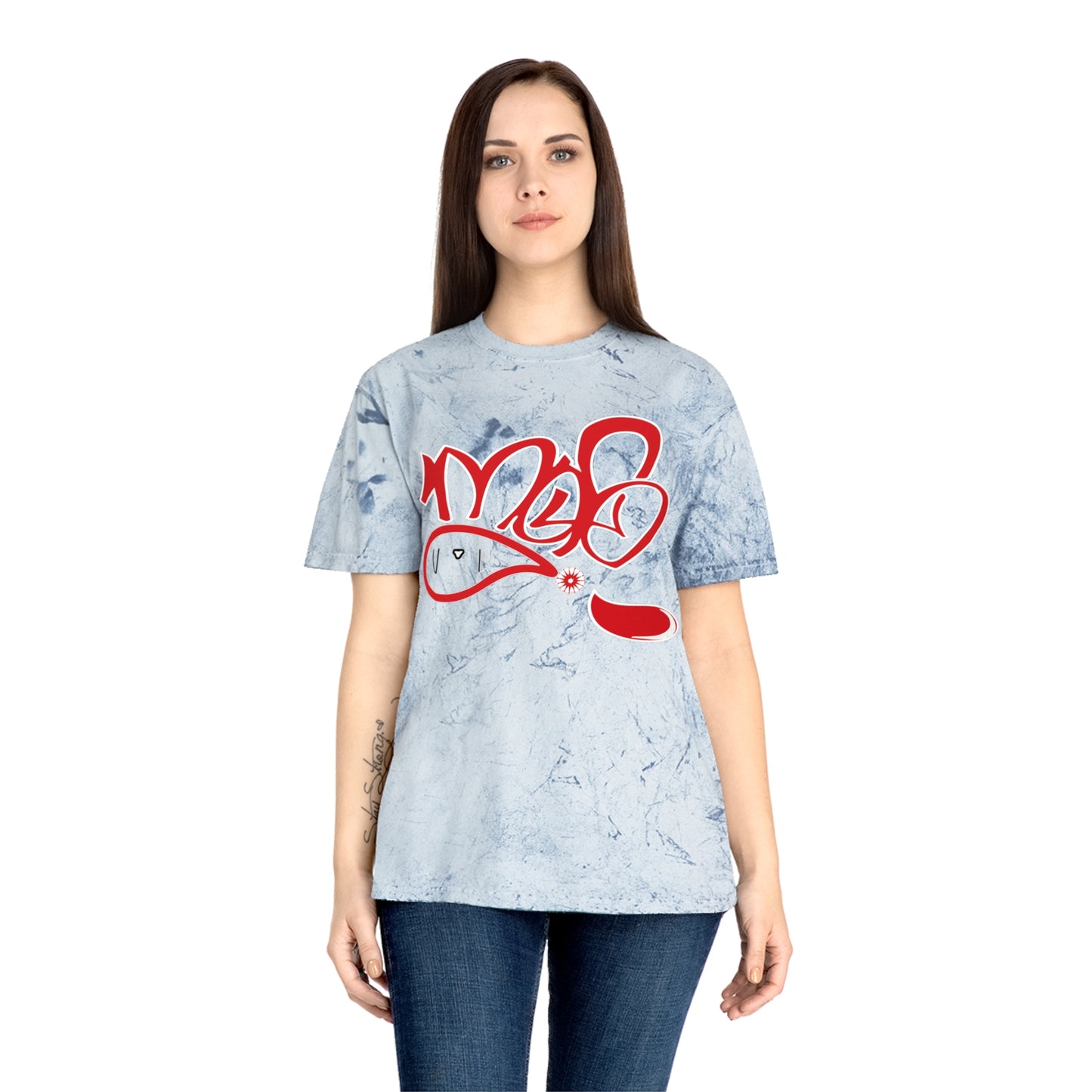 Colorful Graphic Tee, Streetwear Shirt, Artistic Unisex Apparel, Casual Summer Top, Trendy Festival Wear