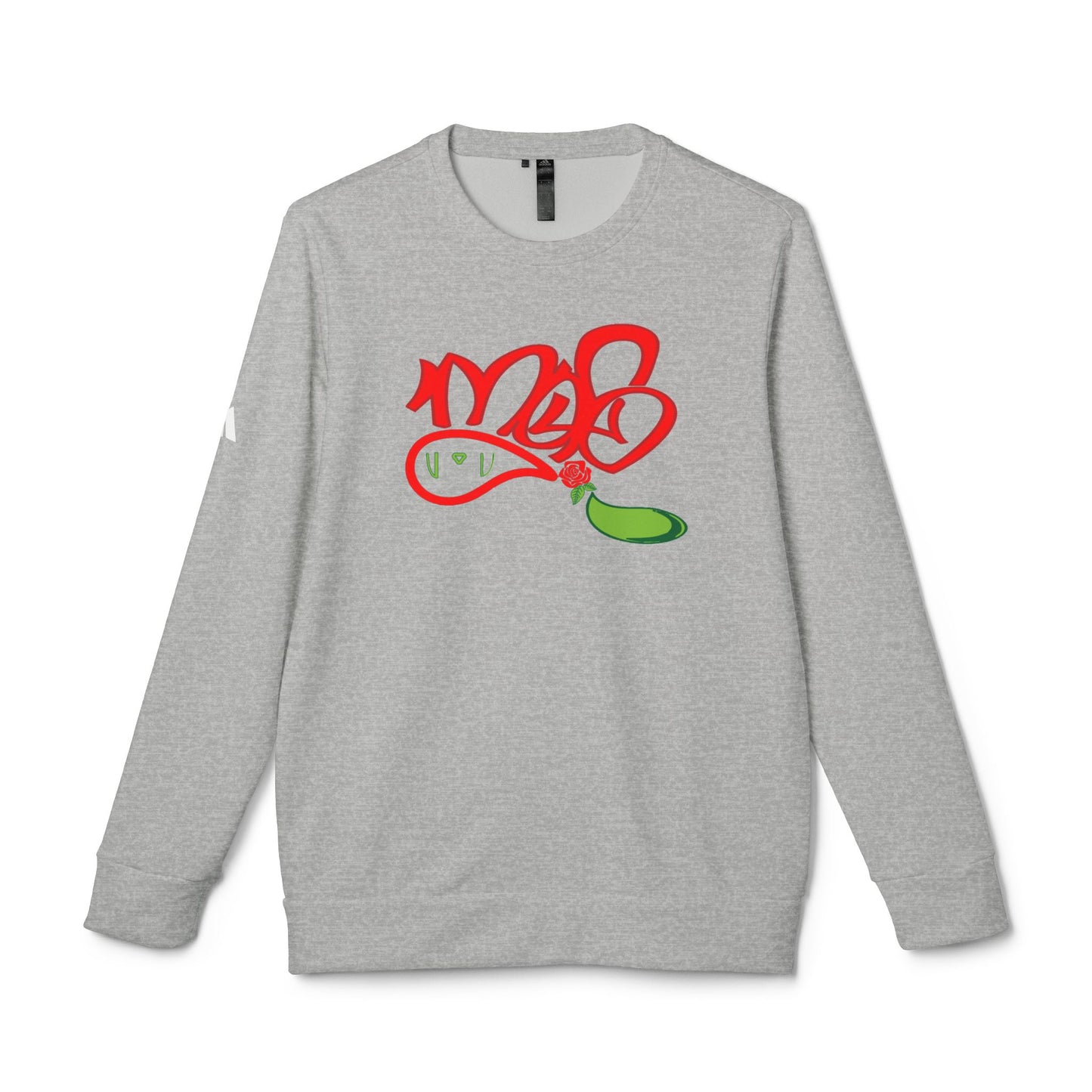 Unisex Fleece Crewneck Sweatshirt with Playful Design - Cozy Everyday Wear, Graphic Sweatshirt, Gift for Her, Casual Style