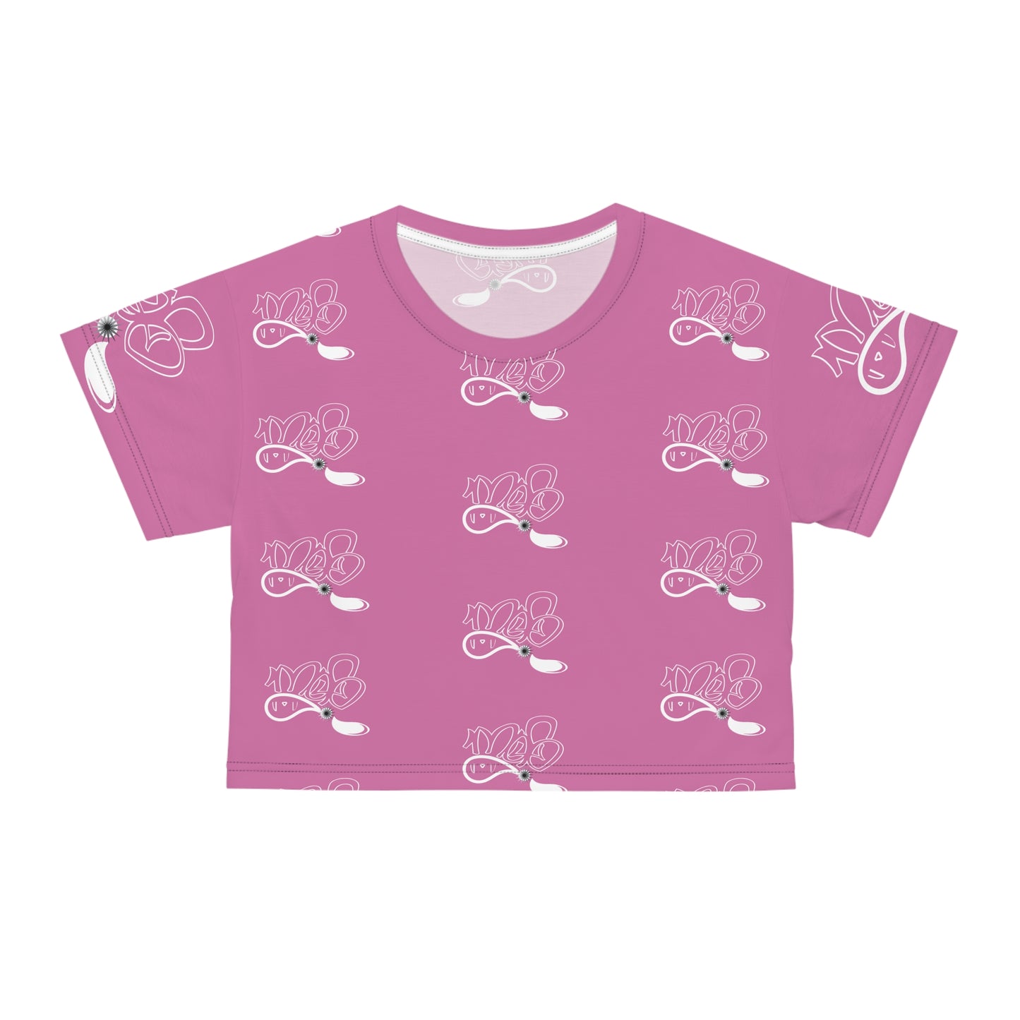 Trendy Fashion Crop Tee, Cute Graphic Top, Summer Outfit, Casual Wear, Gift for Her, Street Style Tee